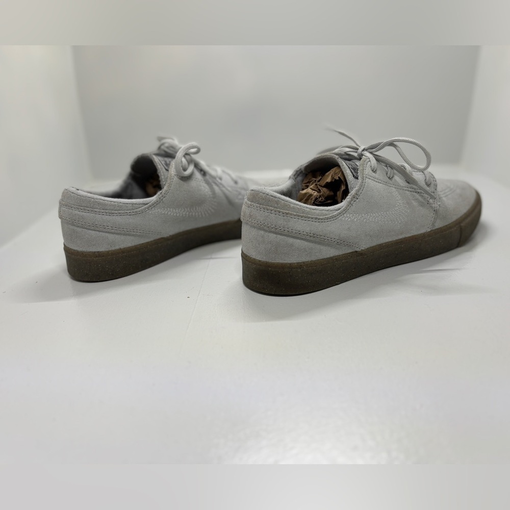 Nike SB Stefan Janoski Gray Suede Skate Shoes Mens 8.5 EU 42 Gum Sole Classic - Picture 6 of 11